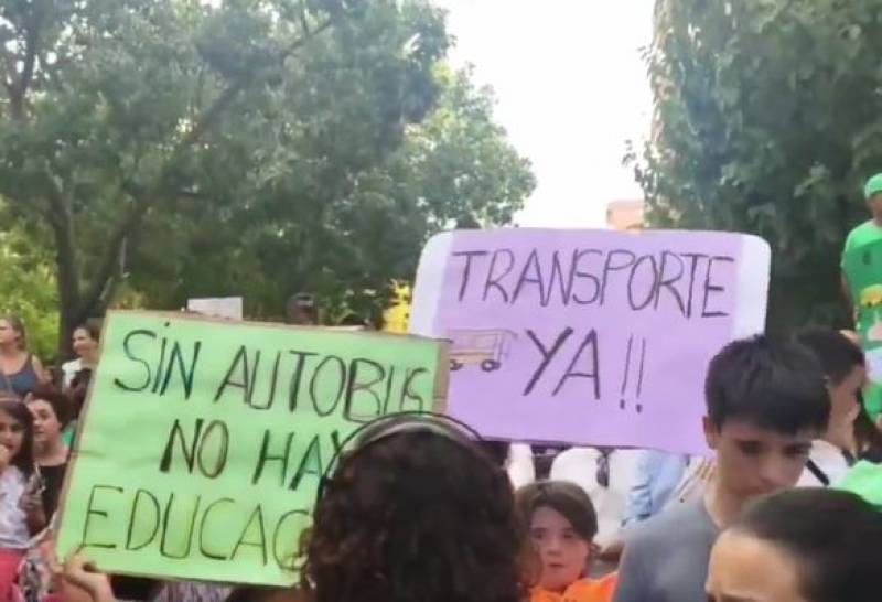 Students left stranded without public transport to get to school in Murcia