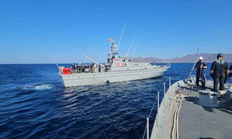 September 28 to 30 Visitors welcomed aboard two Spanish Navy patrol ships in Aguilas