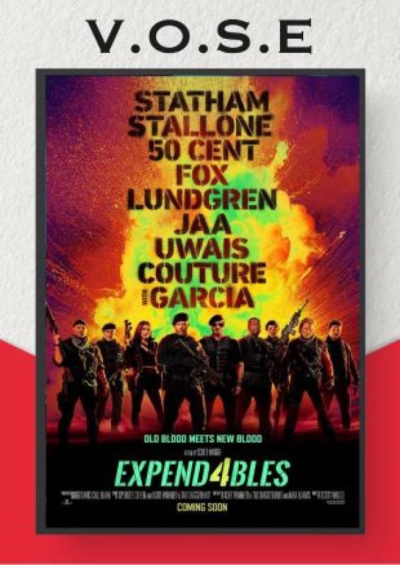 Thursday October 5 Expend4bles in English at the Cinemax Almenara