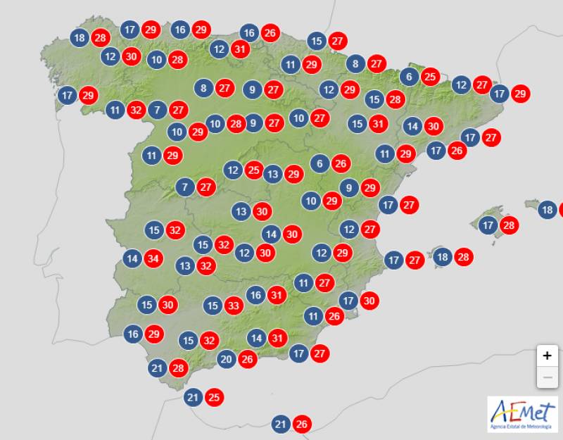 Cooler weather on the way: Spain forecast Oct 9-12
