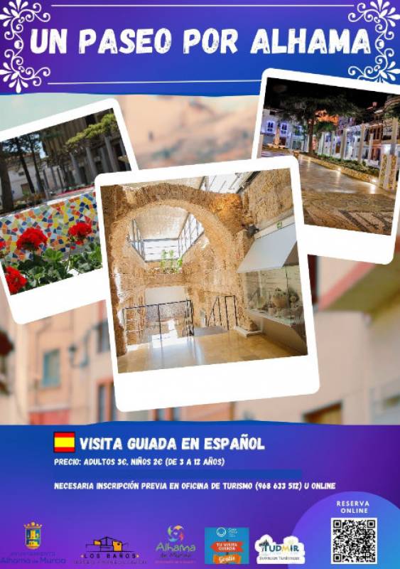 October 29 Guided tour in Spanish of the town centre of Alhama de Murcia
