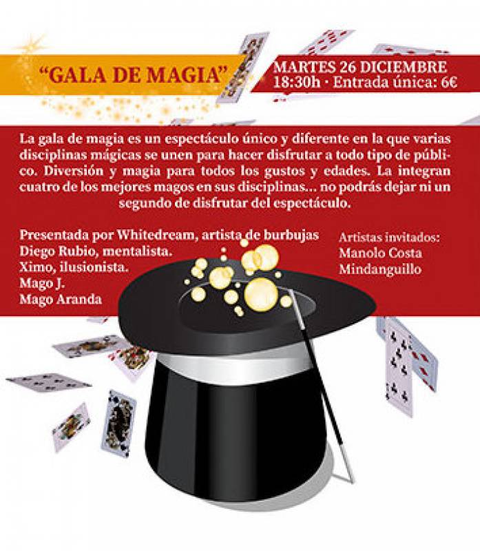 December 26 Christmas magic show in Jumilla