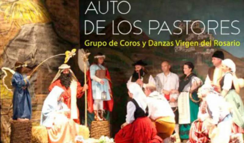 December 25, Christmas Day nativity play in Alhama de Murcia