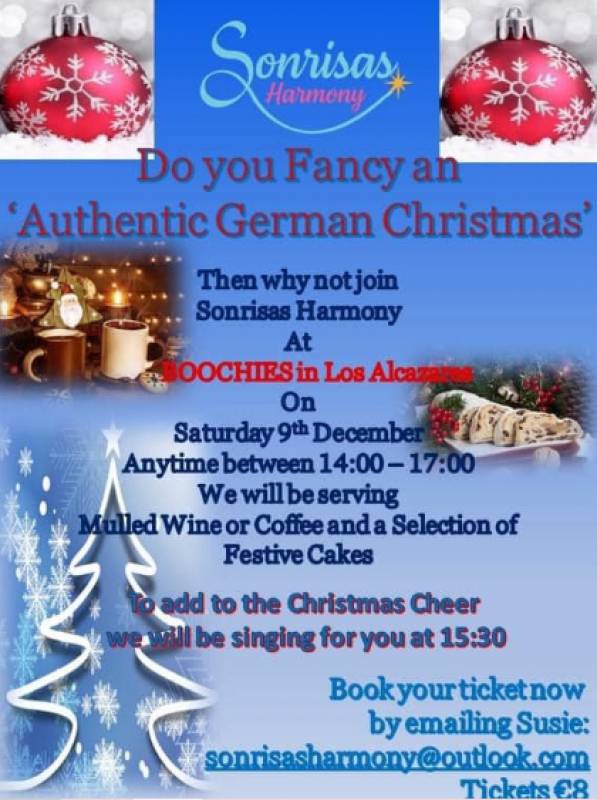 December 9 German Christmas event in Los Alcazares, Murcia