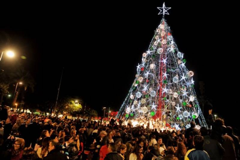 Giant Christmas tree in Murcia city will be lit up on December 9
