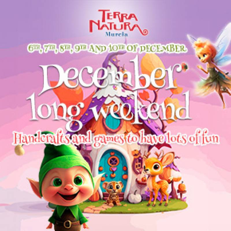 December 6-10 Long weekend activities at Terra Natura Murcia zoo