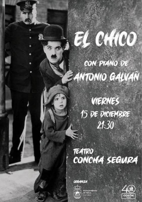 December 15 Screening of the Chaplin film The Kid in Yecla