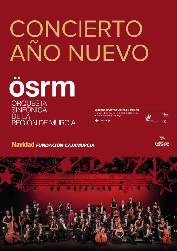 January 4 New Year concert by the Region of Murcia Symphony Orchestra in the regional capital