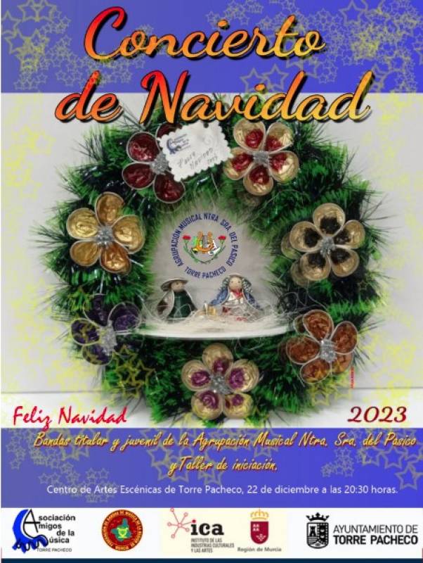 December 22 Christmas concert by the Musical Group Nuestra Señora del Pasico de Torre Pacheco