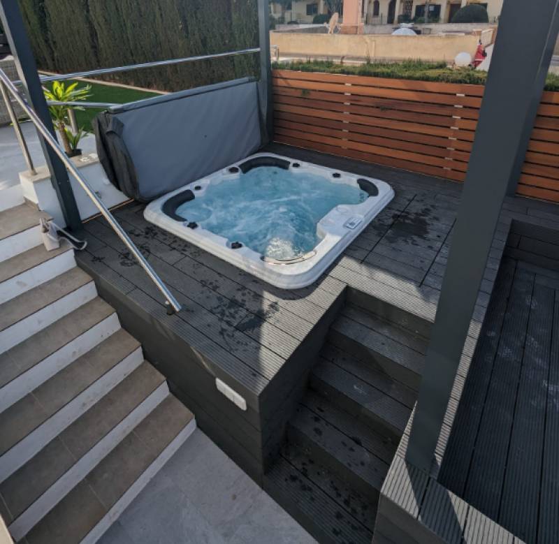Eurospas install luxury hot tubs for two lucky customers on Camposol and La Manga Club