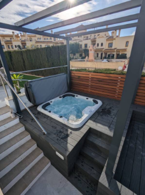 Eurospas install luxury hot tubs for two lucky customers on Camposol and La Manga Club