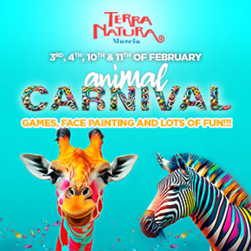February 3, 4, 10 and 11 Terra Natura Murcia Animal Carnival activities