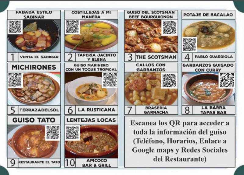 February 2 to 18 Traditional stews and tapas route in Los Belones and La Manga Club