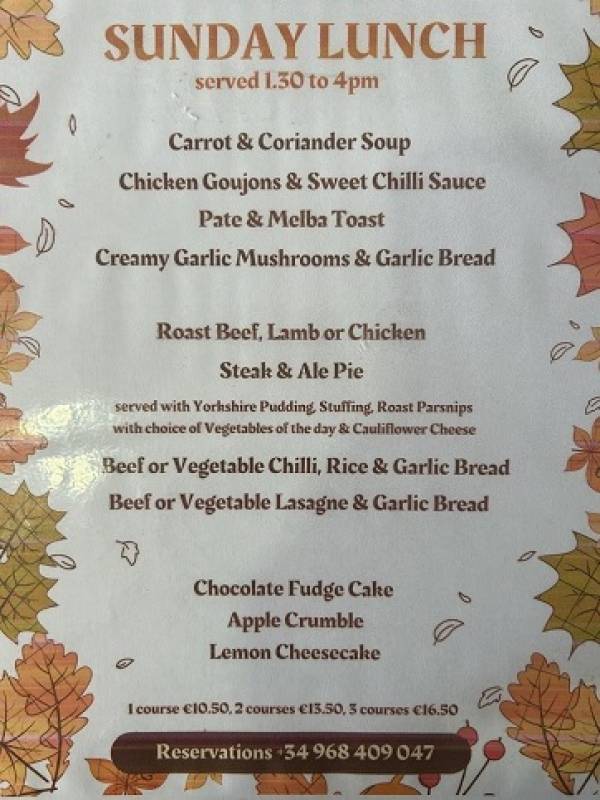 April 14 Sunday Lunch at the Bokao Bar, Condado de Alhama Golf Resort