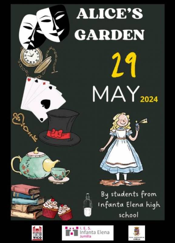 May 29 Alice's Garden, a play in English in Jumilla
