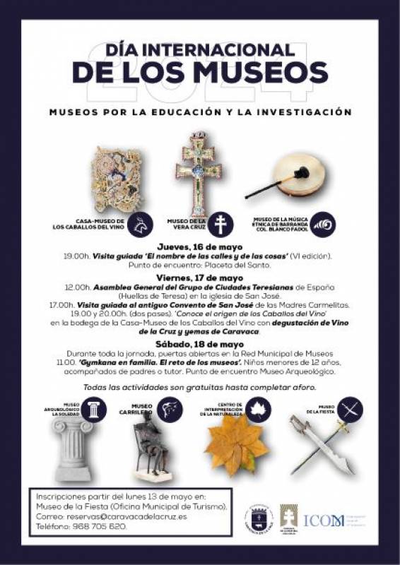May 16-18 Free activities in Caravaca for International Museum Day