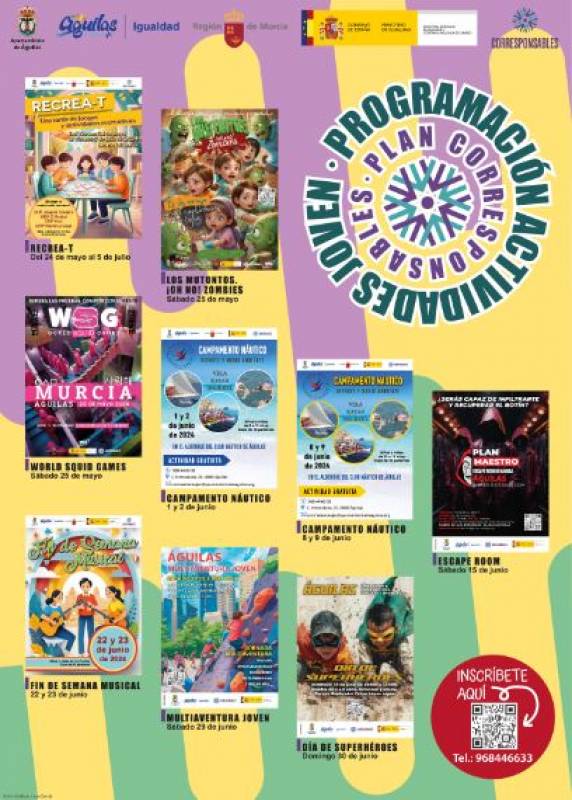 June 30 Free workshop for kids in Aguilas