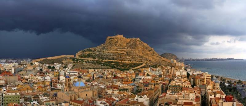 Storms in Alicante: This Tuesday was the rainiest day in 9 months