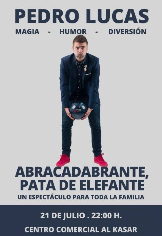 July 21 Magic show performed by Pedro Lucas at Condado de Alhama Shopping Centre