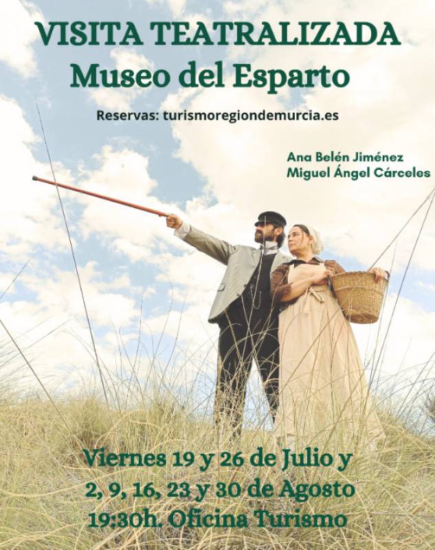 August 23 Free dramatized visit to the esparto grass museum of Aguilas