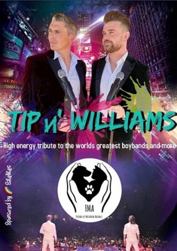 September 25 Friends of Mazarron Animals presents Tip n Williams at Casa Club Camposol