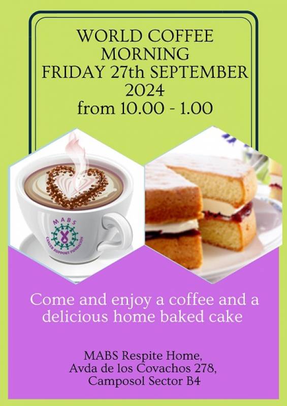 September 27 MABS celebrates World Coffee Morning 2024