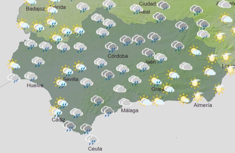 It's a washout: Andalusia weather forecast October 7-13