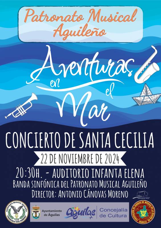 November 22 Annual Santa Cecilia concert in Aguilas