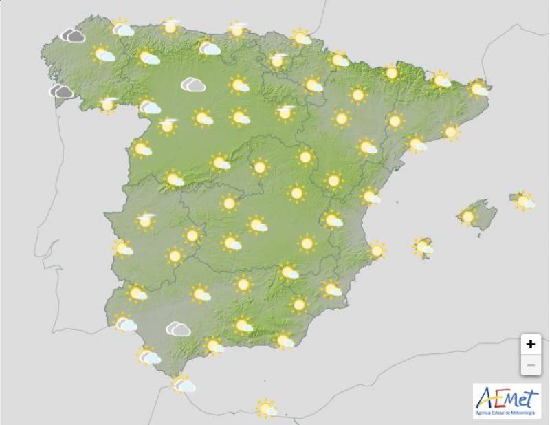 Spain weekend weather forecast November 28-December 1