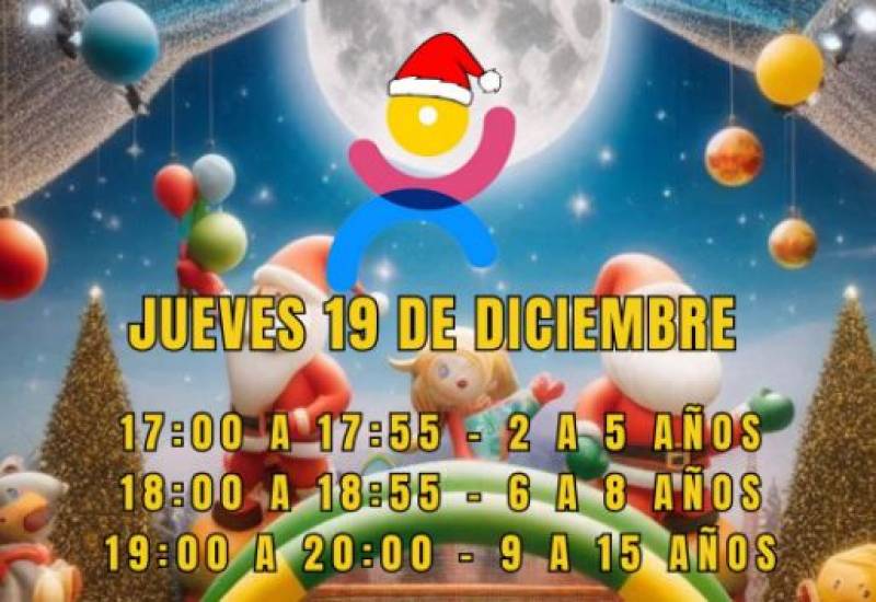 December 19 San Javier Christmas parties for children and teens