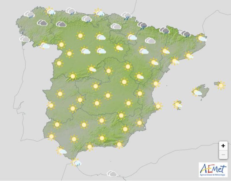 Fierce winds and warm temperatures: Spain weather forecast December 19-22