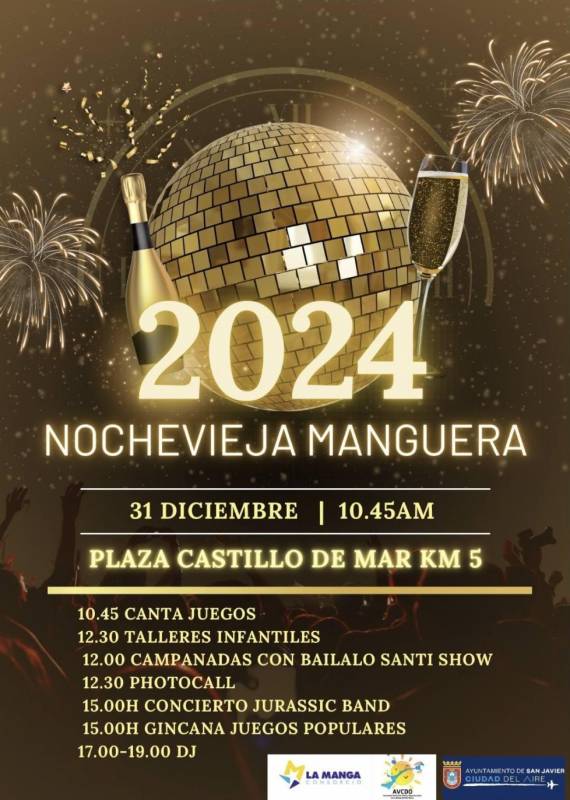 December 31 La Manga’s New Year’s Eve day party