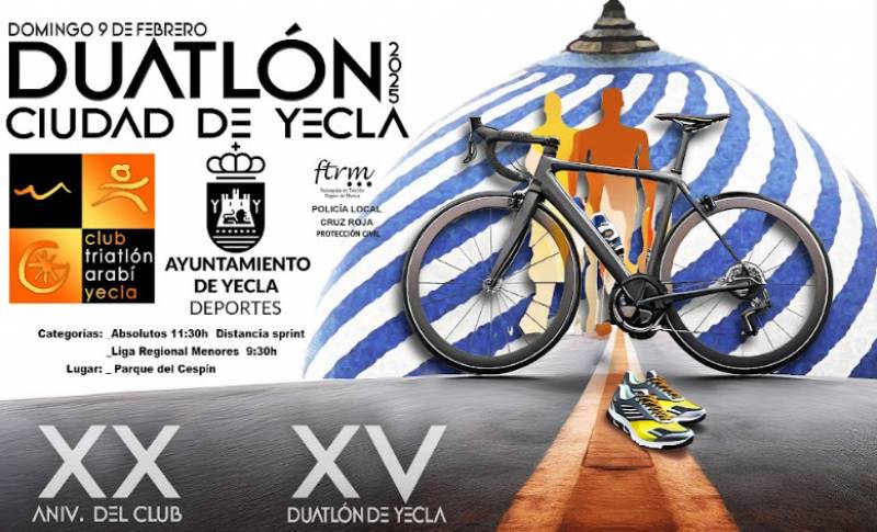 February 9 Annual duathlon event in Yecla