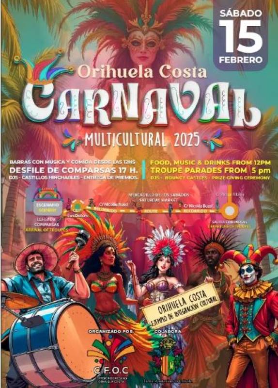 Orihuela Costa gets zero funding for 2025 Carnival parade