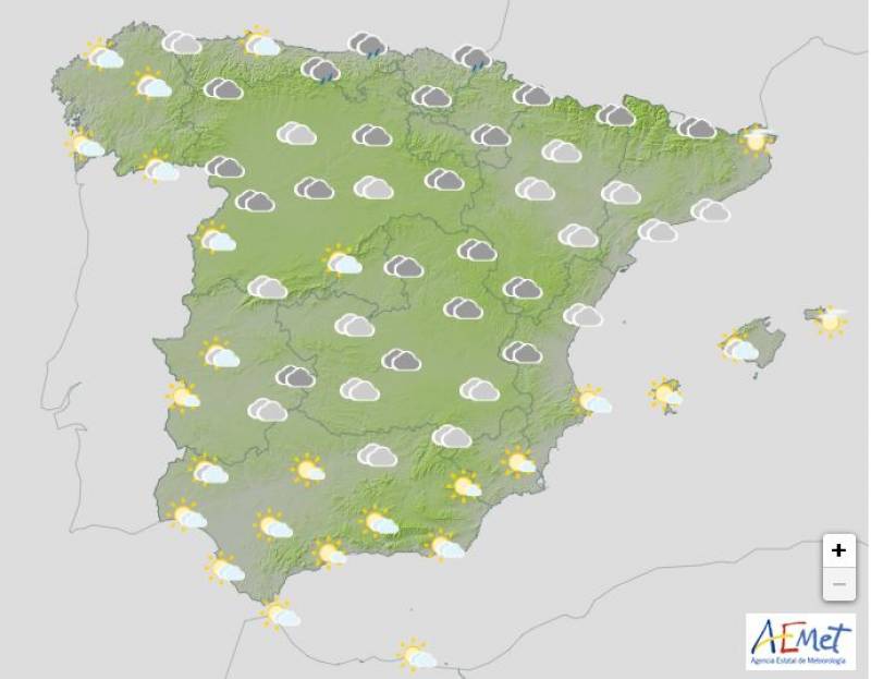 Warm and dry Valentine's weekend: Spain weather forecast Feb 13-16