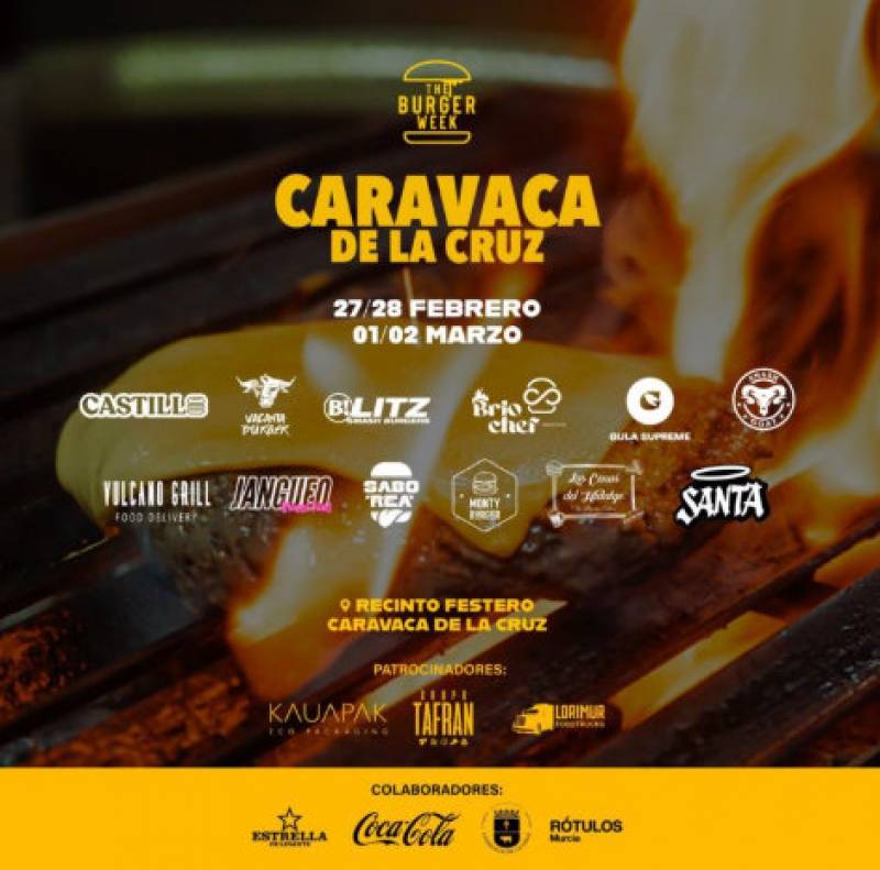 February 27 to March 2 Burger Week in Caravaca de la Cruz!