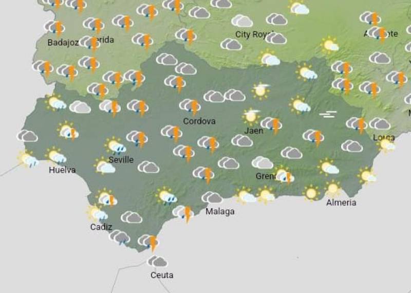 Andalucia weekly weather forecast: March 3 - 6