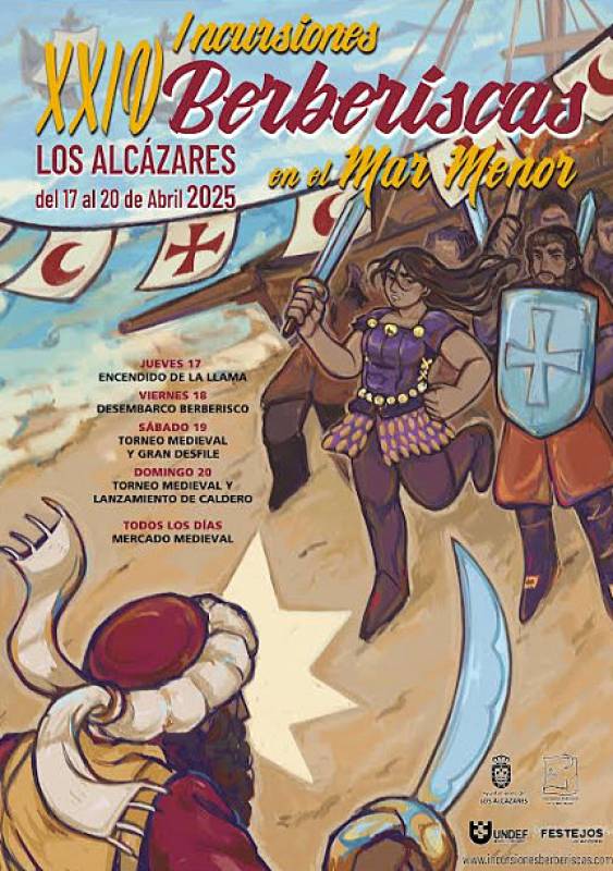 Los Alcázares announces the annual Berber Raids fiestas for Easter Week 2025