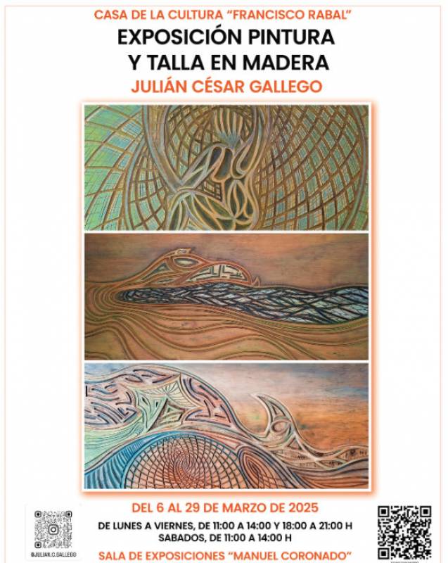 Until March 29 Julián Cesar Gallego art exhibition by Julián Cesar Gallego in Aguilas