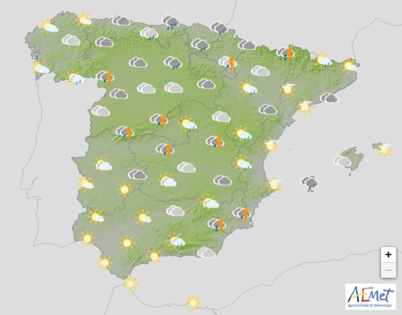 Spain weekend weather forecast May 15-18: Rising heat ahead of stormy start to next week