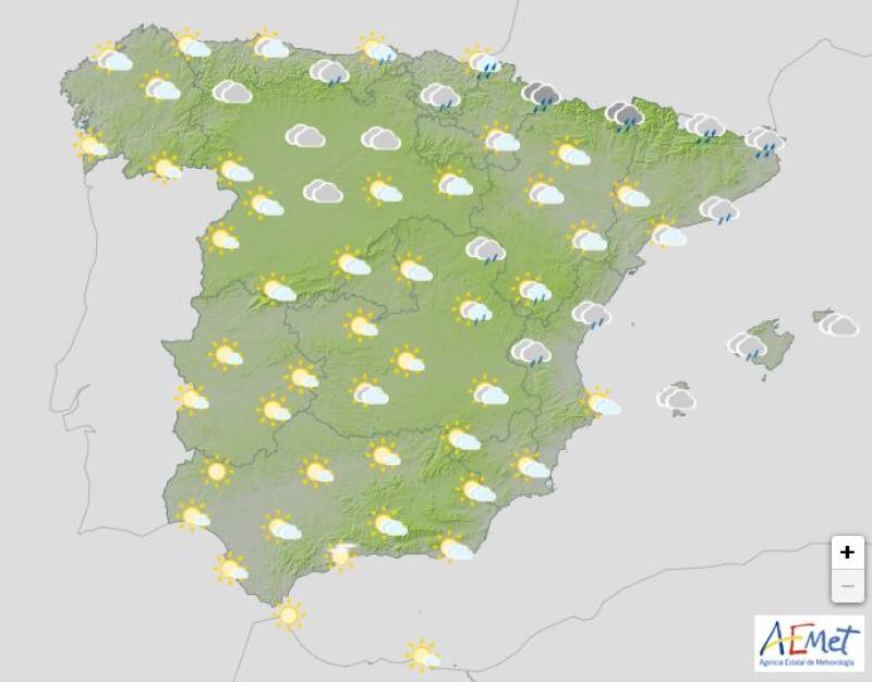 Rain and cold return: Spain weather forecast May 19-22