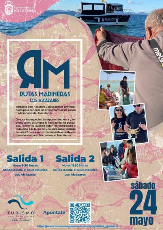May 24 Free fishing boat trips in Los Alcázares