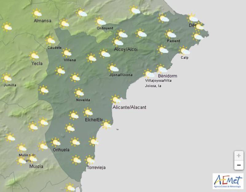 Chance of mid-week storms: Alicante weather forecast June 2-5
