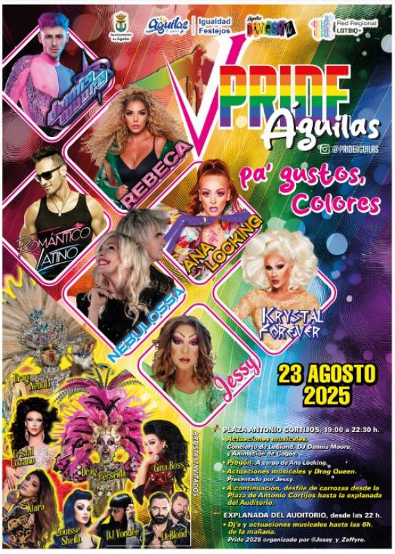 August 23 Pride march and concert in Águilas