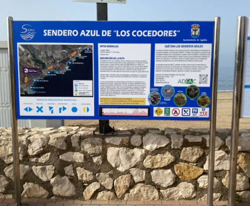 The Los Cocedores Blue Trail in Águilas