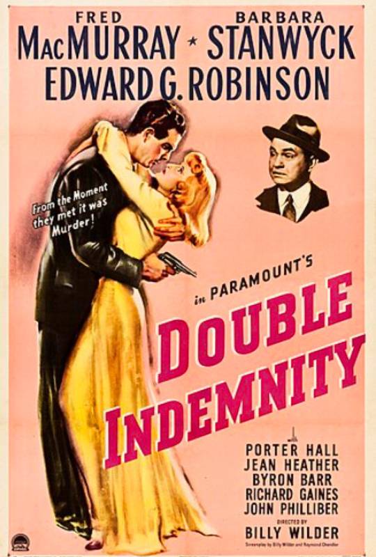 November 21 Screening of Double Indemnity in original language version in Los Alcázares