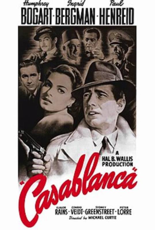 September 26 Screening of Casablanca in original language version in Los Alcázares