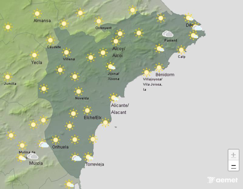 A fresh start to the autumn: Alicante weather forecast September 22-25