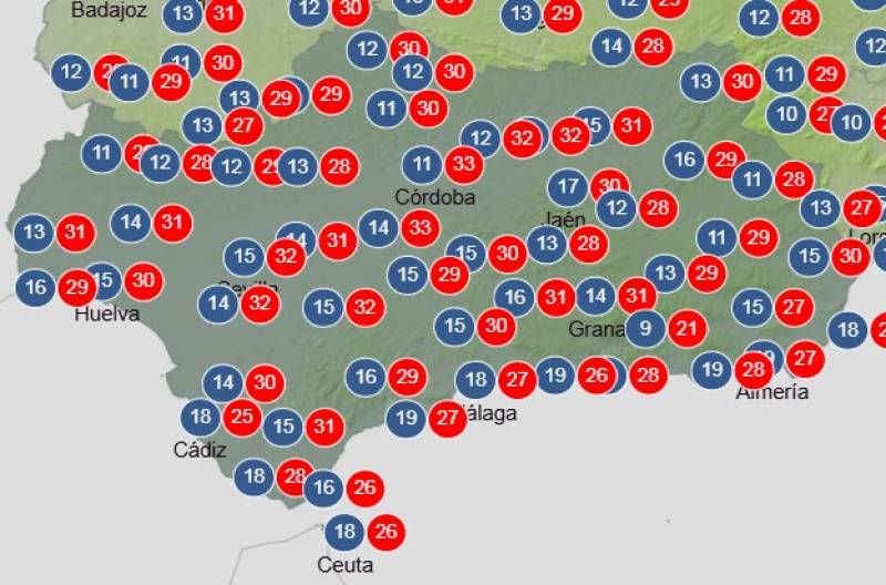 Andalucía weekend weather forecast September 25-28: Sunshine, cloud and the odd shower