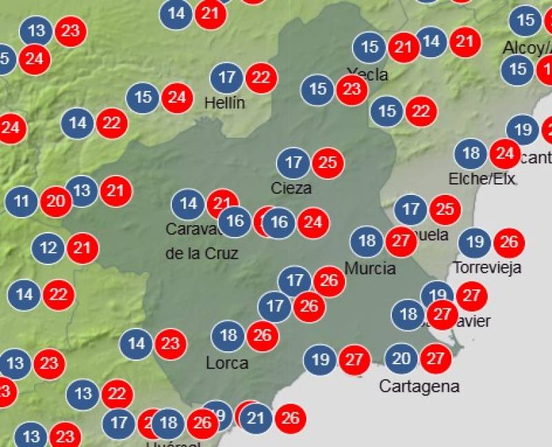 Murcia weather forecast Sept 29-Oct 2: Ex-hurricane Gabrielle brings heavy rain and storms before clearing